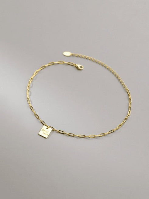 Bratara de glezna Good Luck (Silver/Gold)